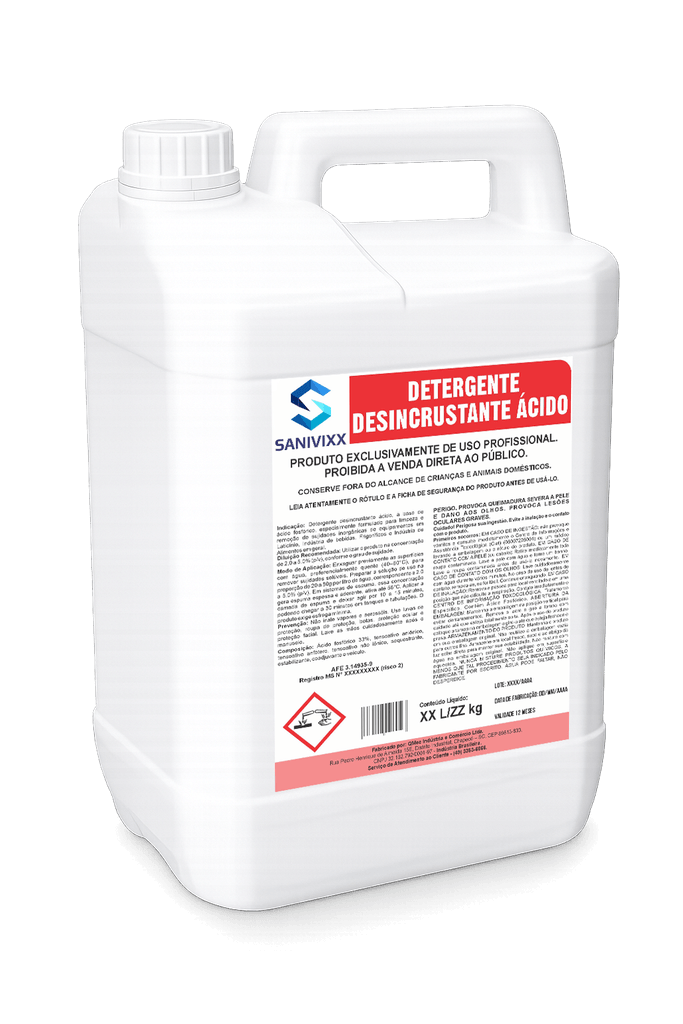 Detergente Desincrustante Ácido 5L